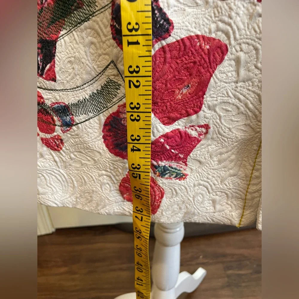 Desigual Embroidered trench coat with Colorful Graphic Design small - Picture 5 of 16